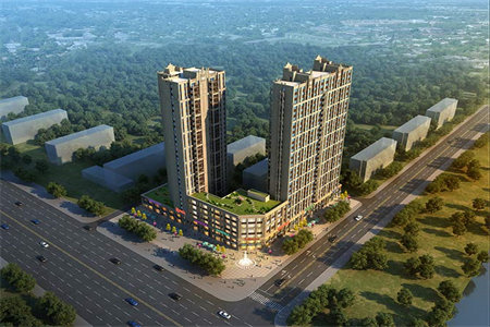 蓉德山庄三楼86平两室毛坯带车库57万可按揭